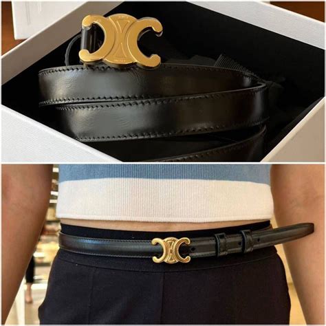 belt celine triomphe|celine triomphe belt selfridges.